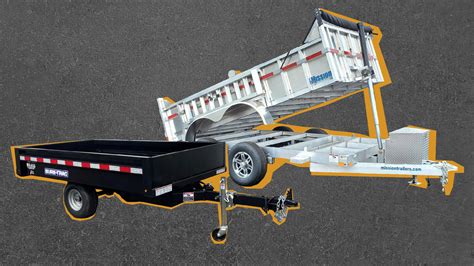 dump trailer vs gooseneck for skid steer|pros and cons of dump trailers.